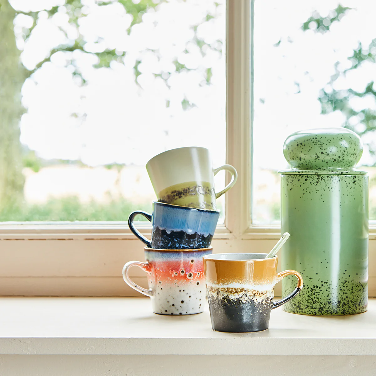 70s Ceramics Americano Mug Night - Image 2
