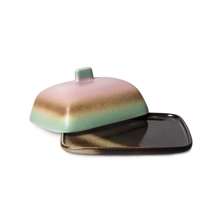 70s Ceramics Butter Dish Mercury - Image 3