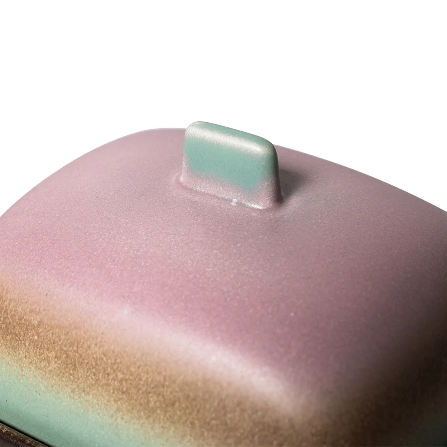 70s Ceramics Butter Dish Mercury - Image 4