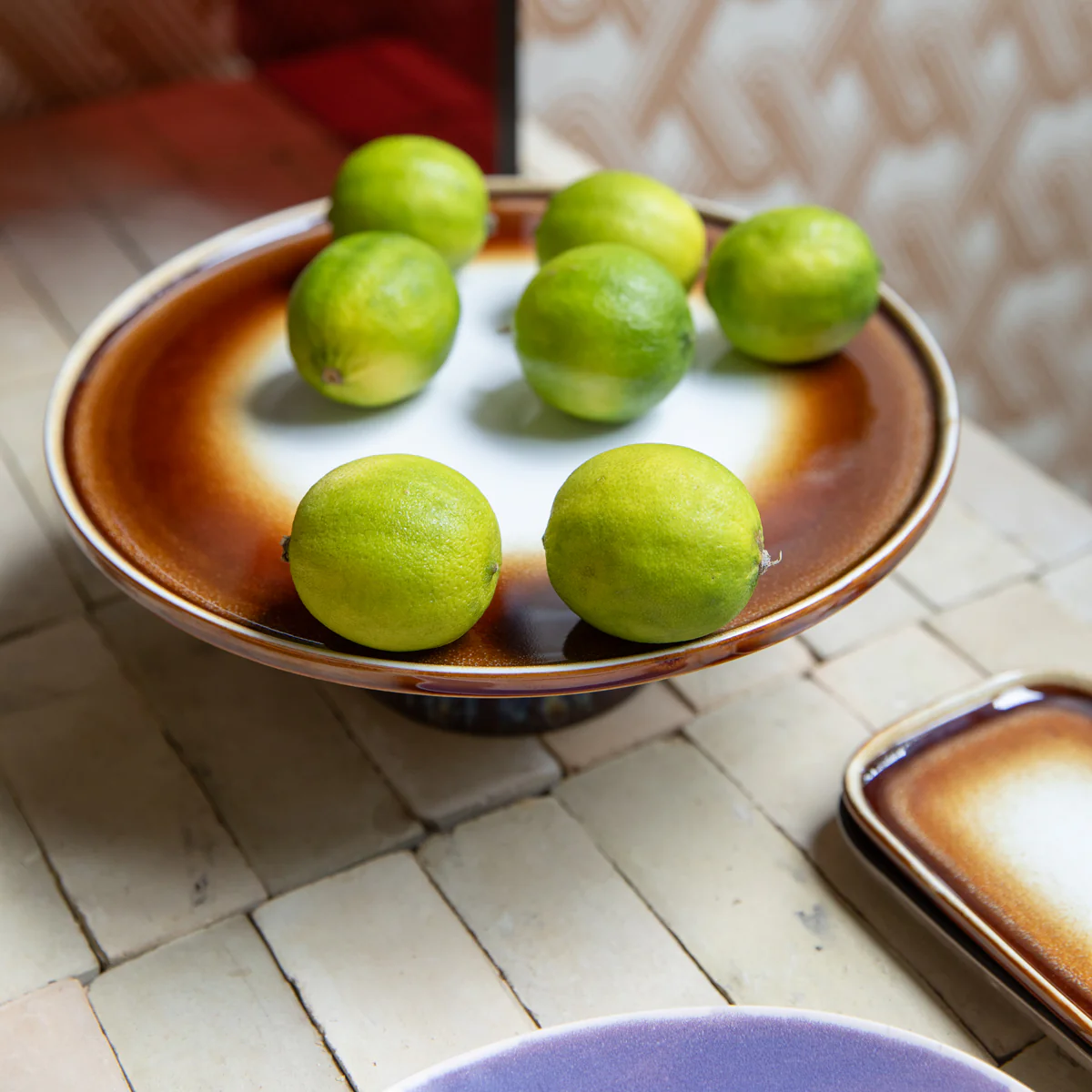 70s Ceramics Cake Stand Plateau M Orbit - Image 3