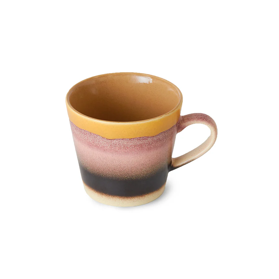 70s ceramics: Cappuccino Mug Sunset - Image 4