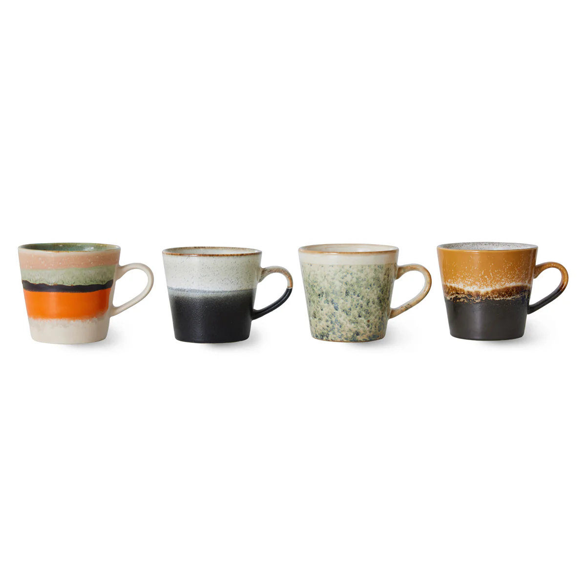 Pre-order 70s Ceramics Cappuccino Mugs Verve (set of 4) - Image 3