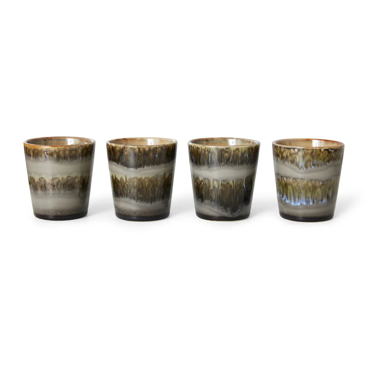 70s Ceramics Coffee Mug Fern - Image 4