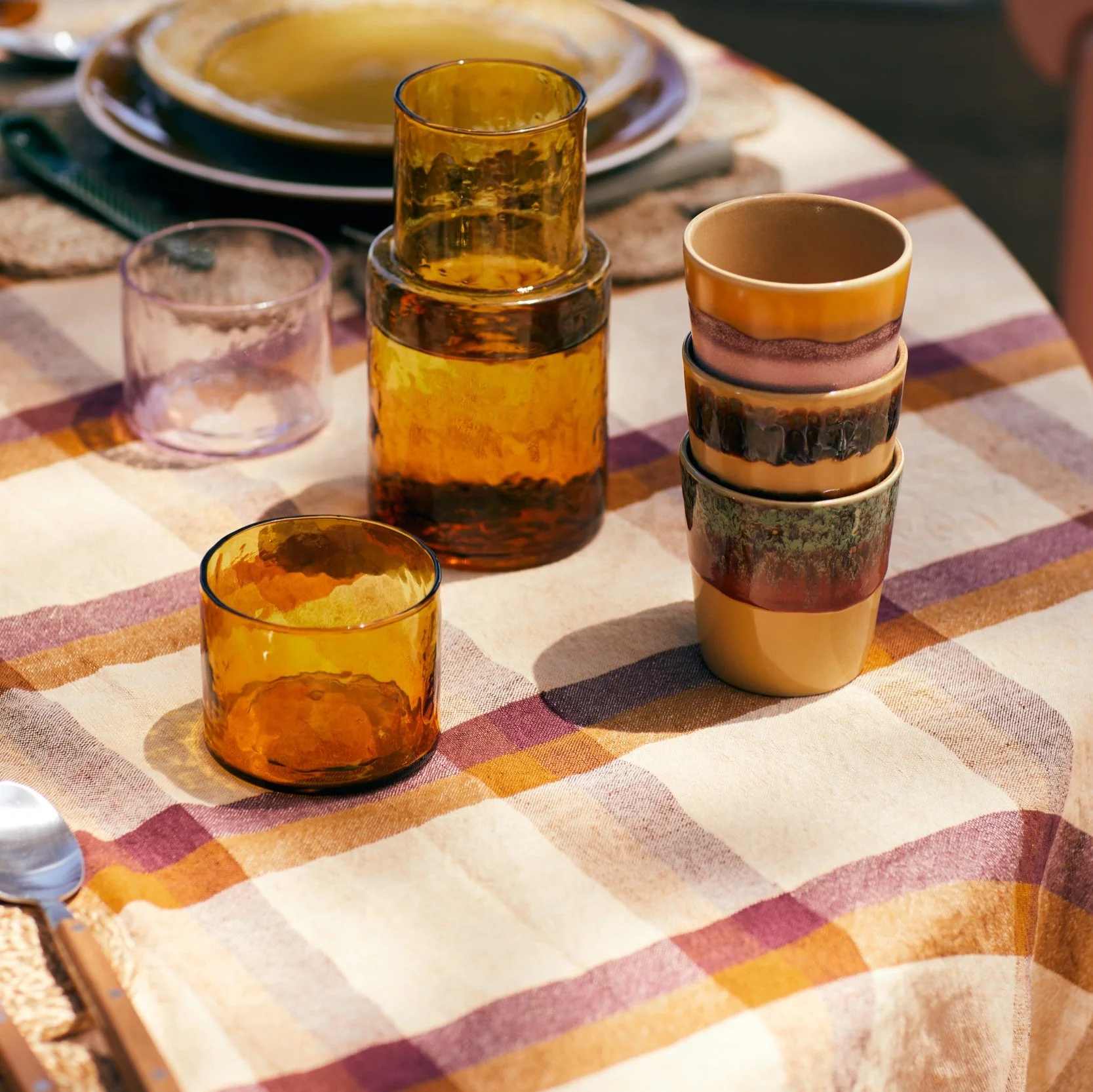 70s Ceramics Coffee Mug Valley (Set of 6) - Image 3