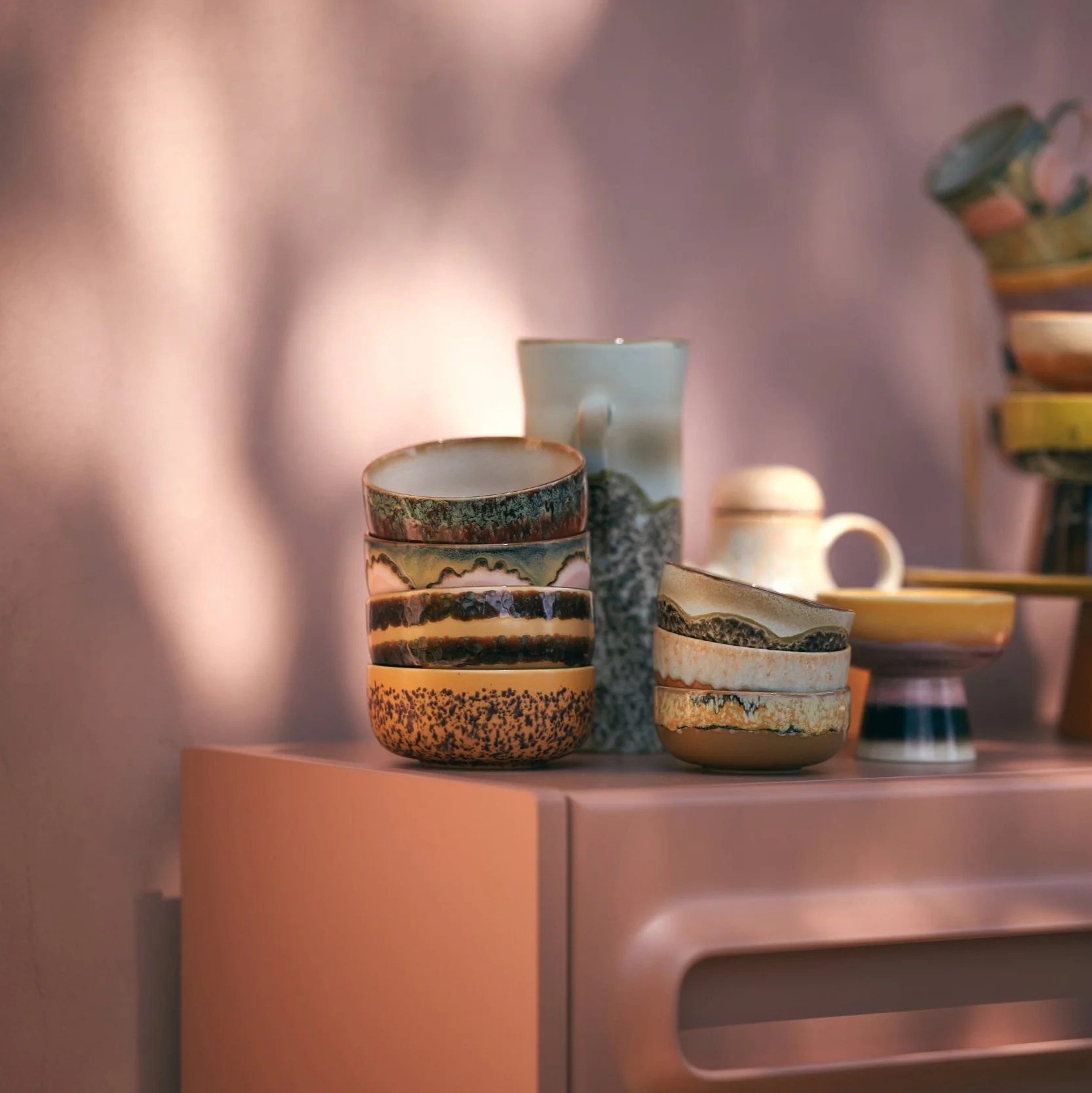 70s Ceramics: Dessert Bowls - Harbour, Set of 4 - Image 4
