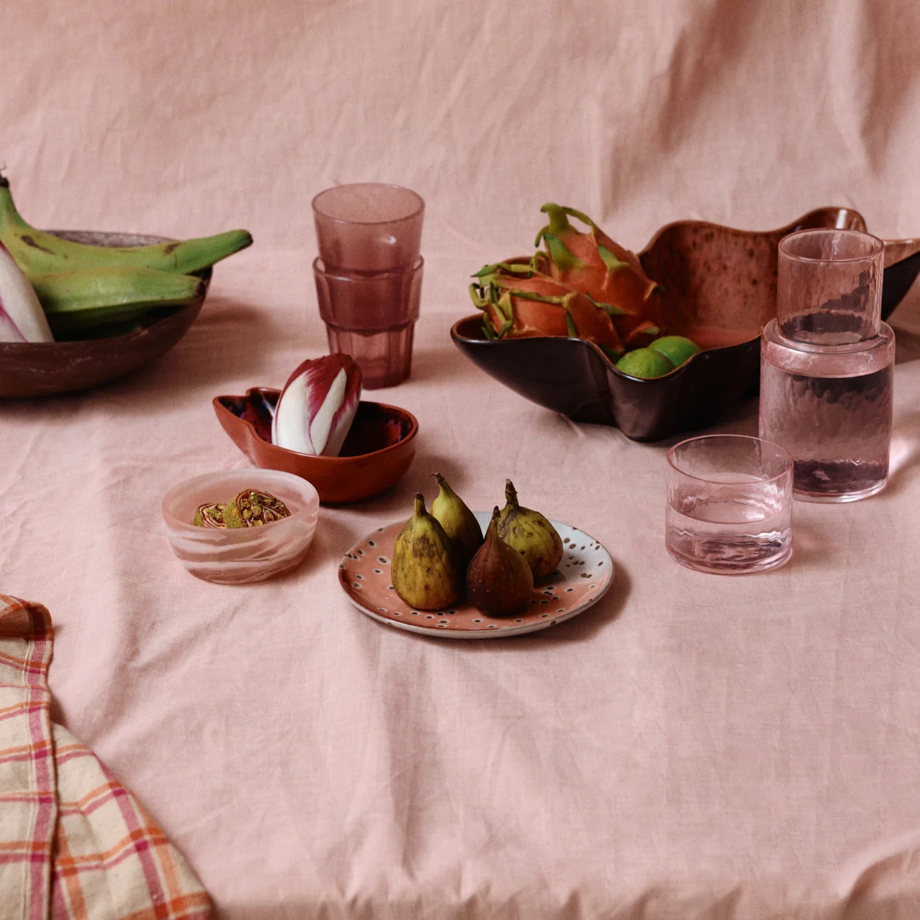 70s Ceramics Dessert Plates Lychee (set of two) - Image 3