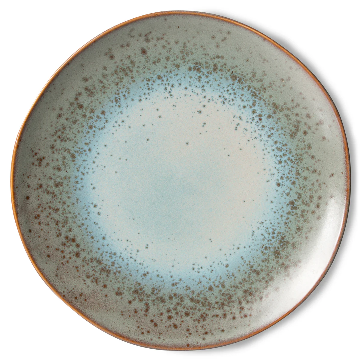 70s ceramics Dinner Plates Mineral (Set of 2) - Image 2
