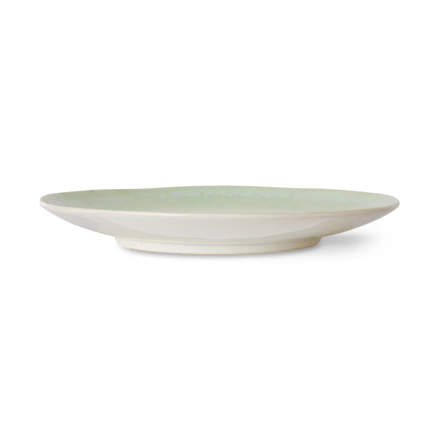 70s Ceramics Dinner Plates Palms - Image 6
