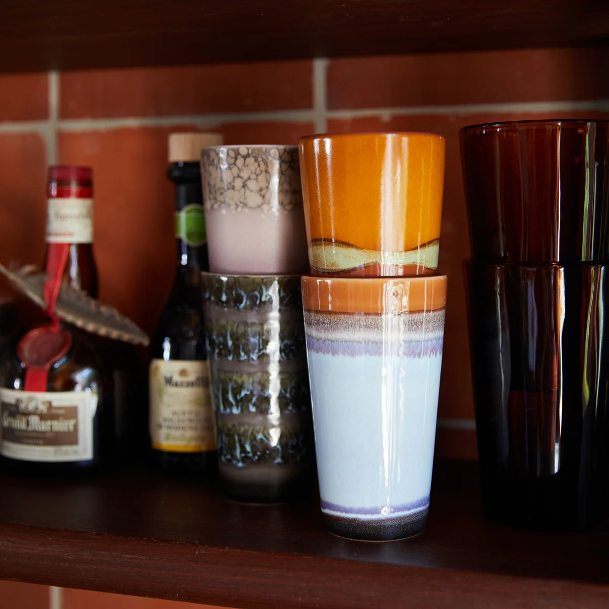 70s Ceramics Latte Mug Ash - Image 5
