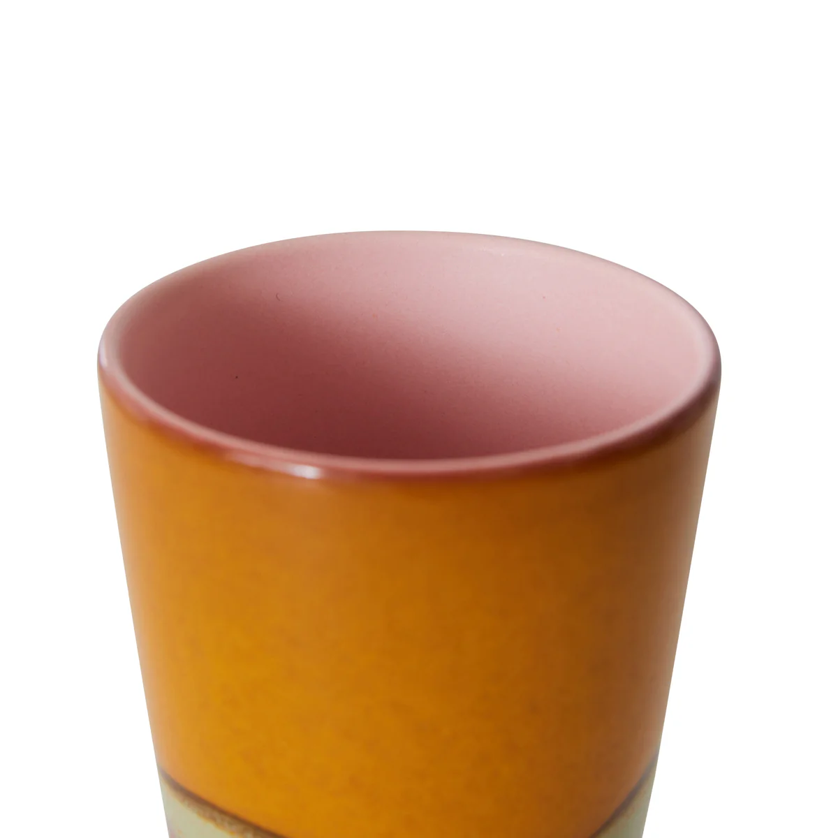 70s Ceramics Latte Mug Clay - Image 3