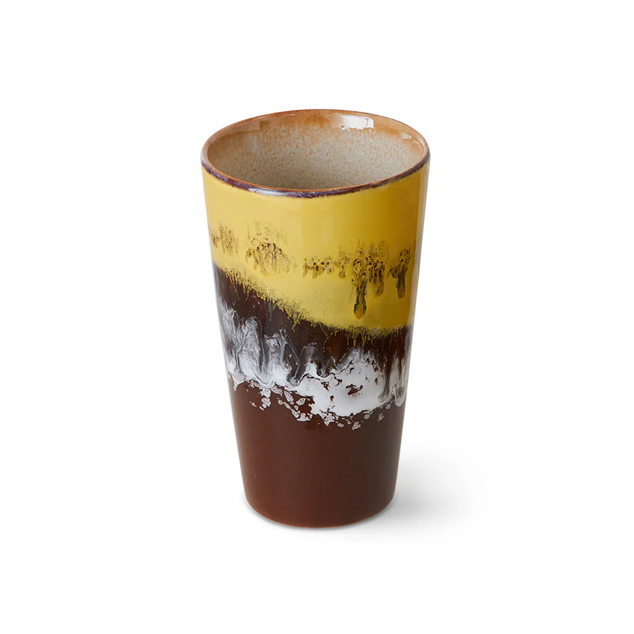 70s Ceramics Latte Mug Creek - Image 3