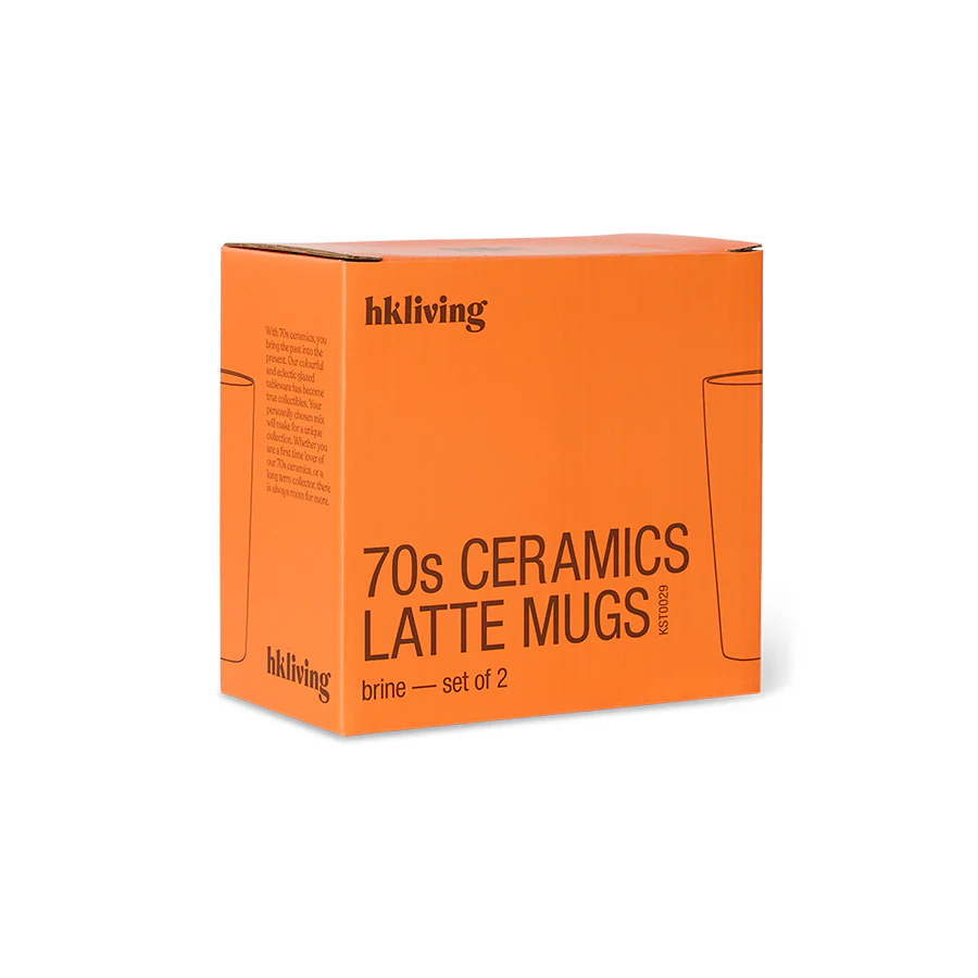 Ceramics Latte Mugs Brine (set of 2) - Image 4