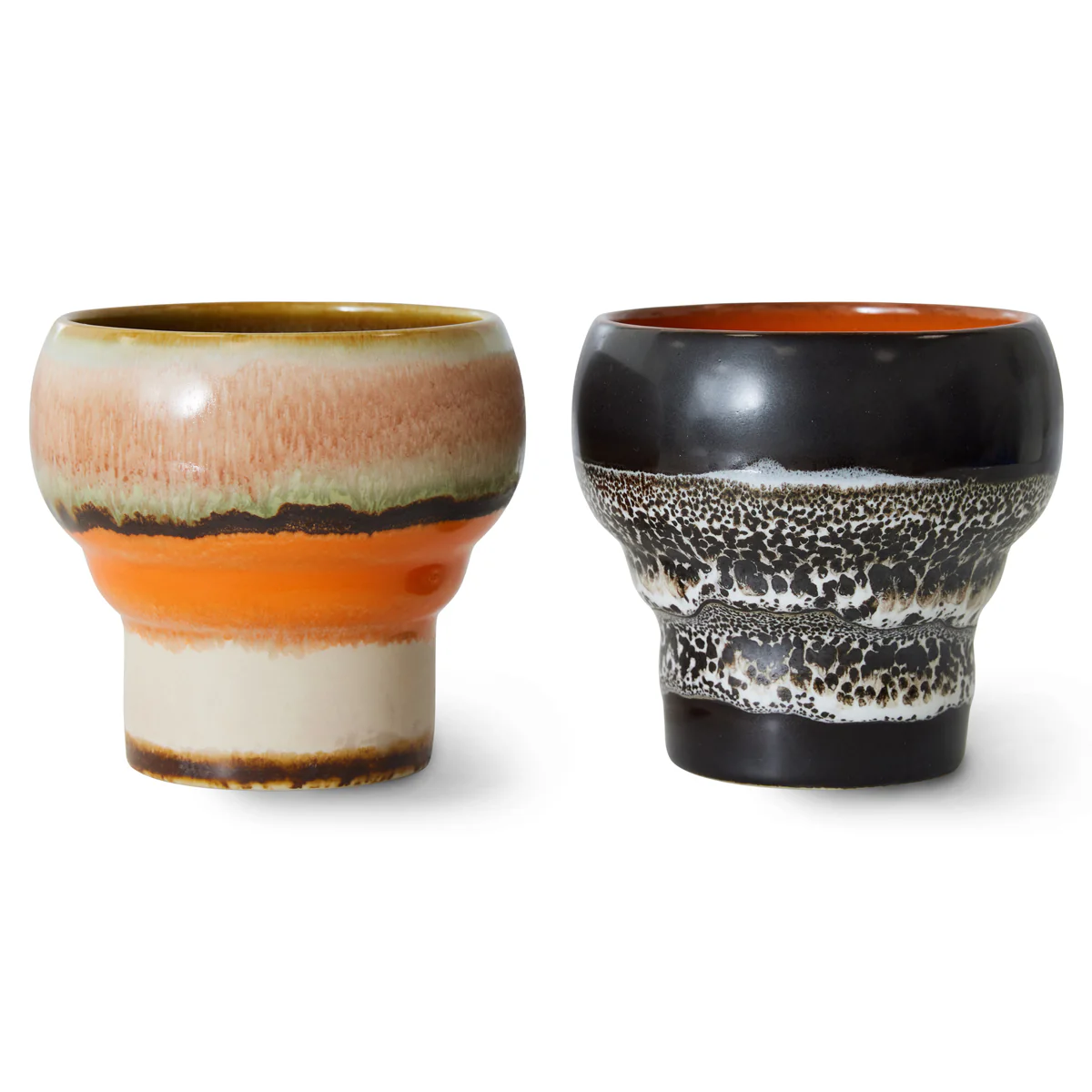 70s Ceramics Lungo Mugs Basalt (set of 2)