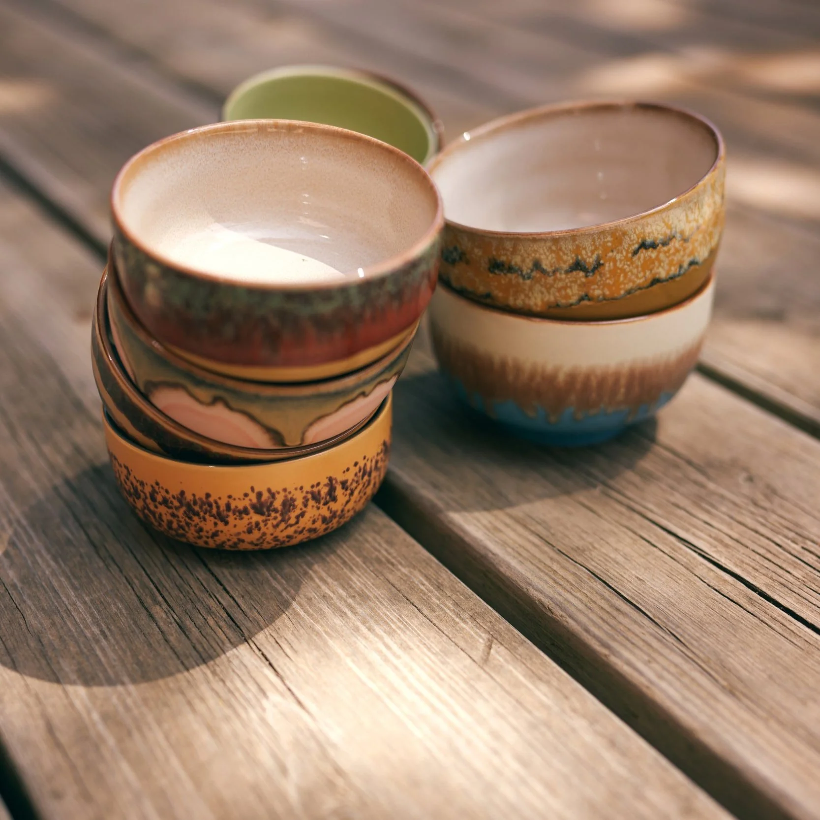 70s Ceramics: Noodle Bowl - Seabreeze, Set of 4 - Image 2