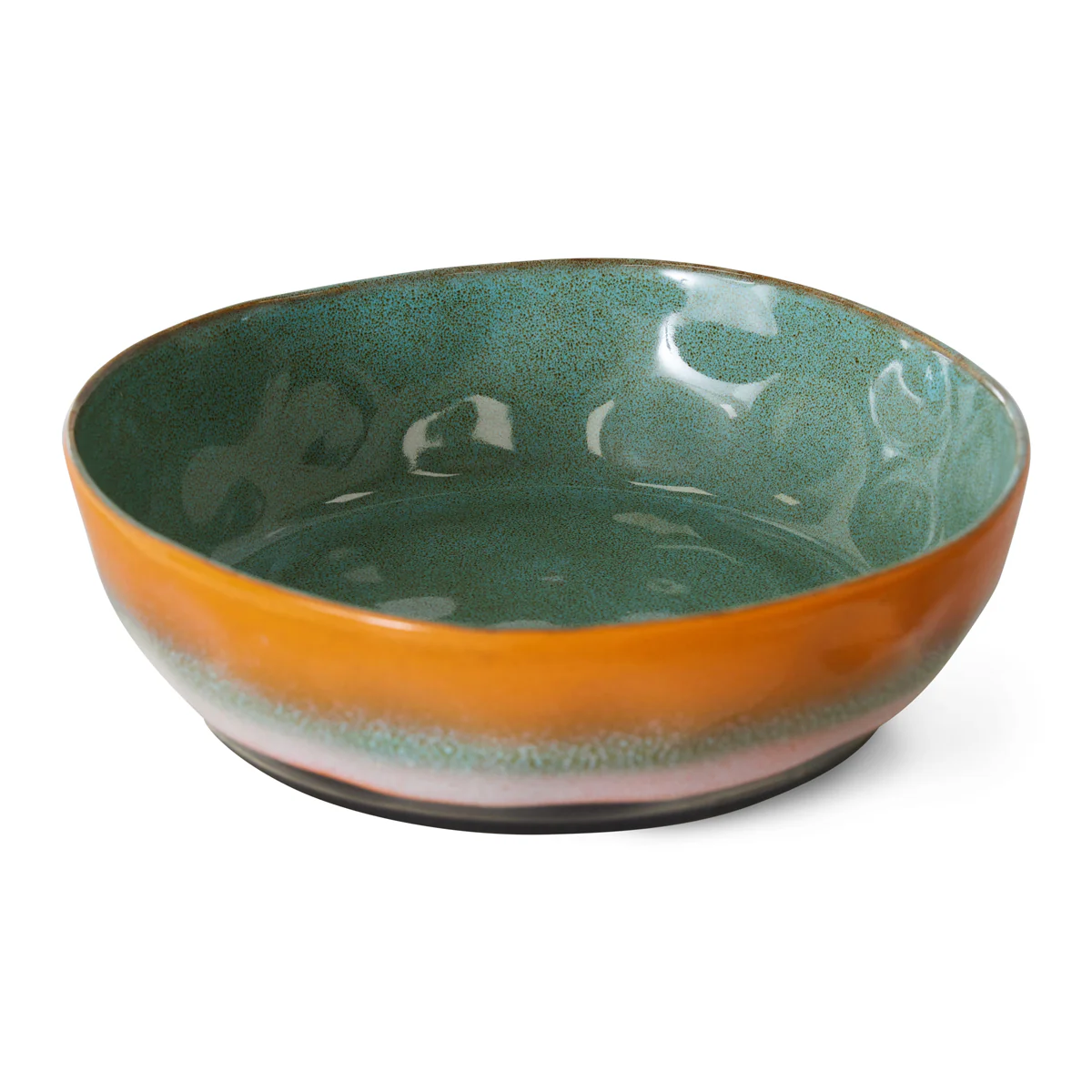 70s Ceramics: Pasta Bowls: Golden Hour (set of 2) - Image 4