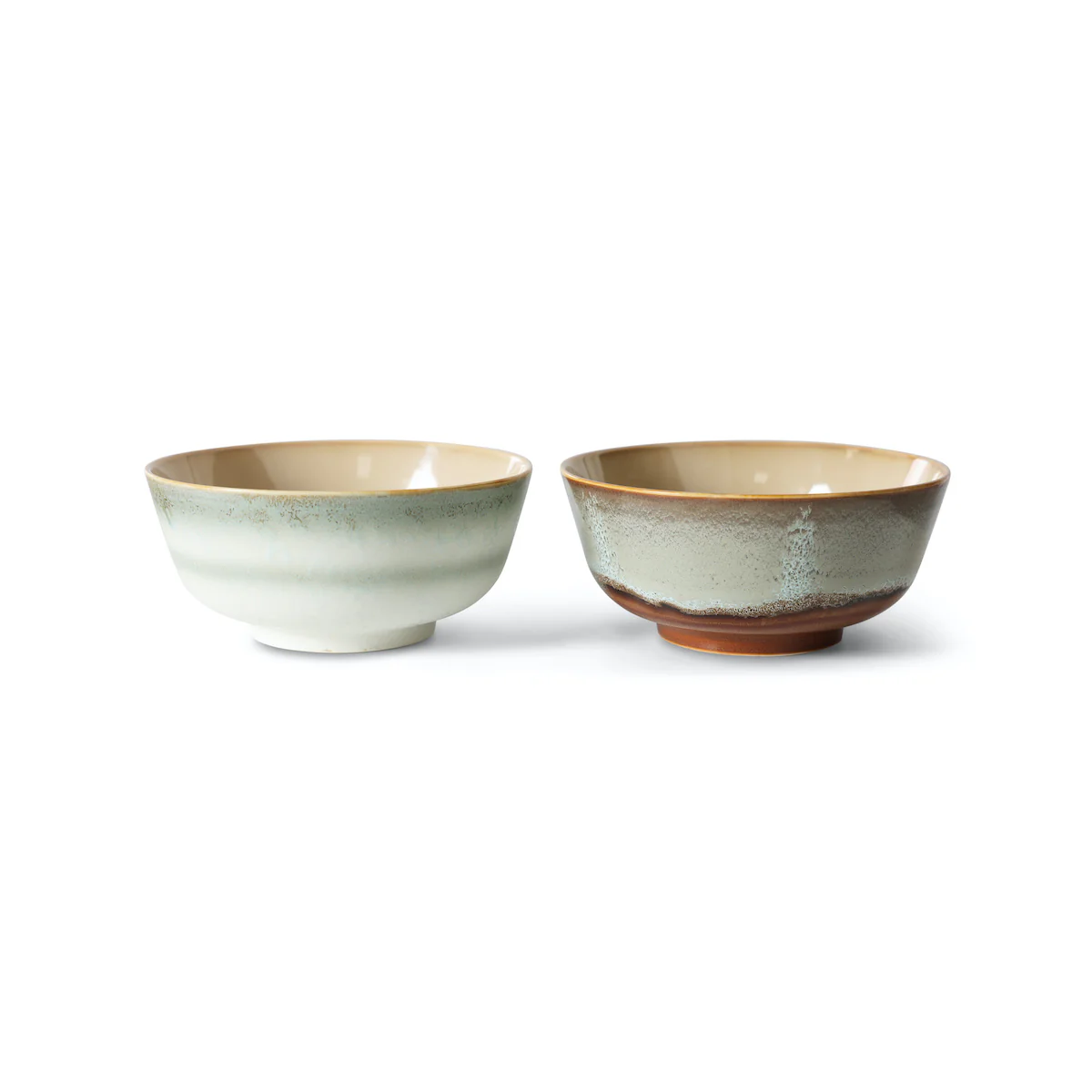70s Ceramics: Ramen Bowl Verge, Set of 2 - Image 3
