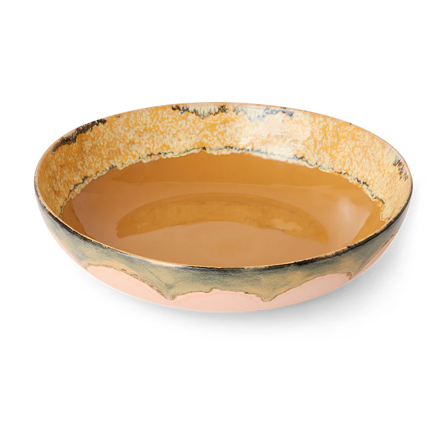 Pre-order 70s Ceramics Salad Bowl Sunflower - Image 4