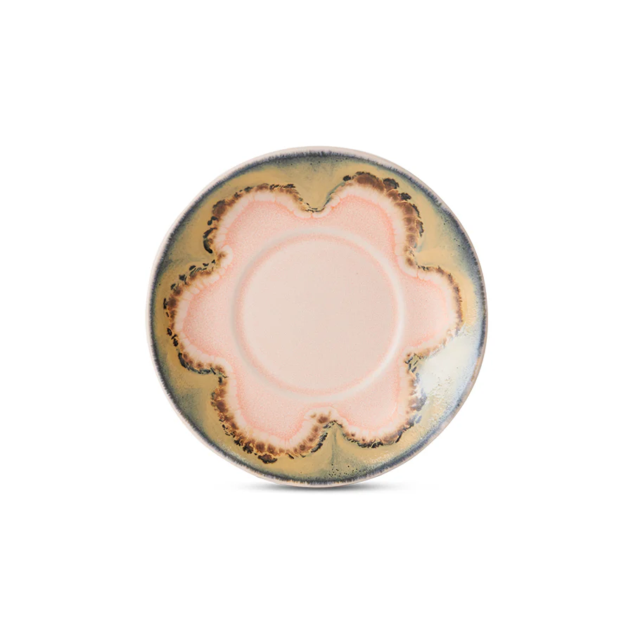 70s Ceramics: Saucers (Set of 4) Ocean - Image 10