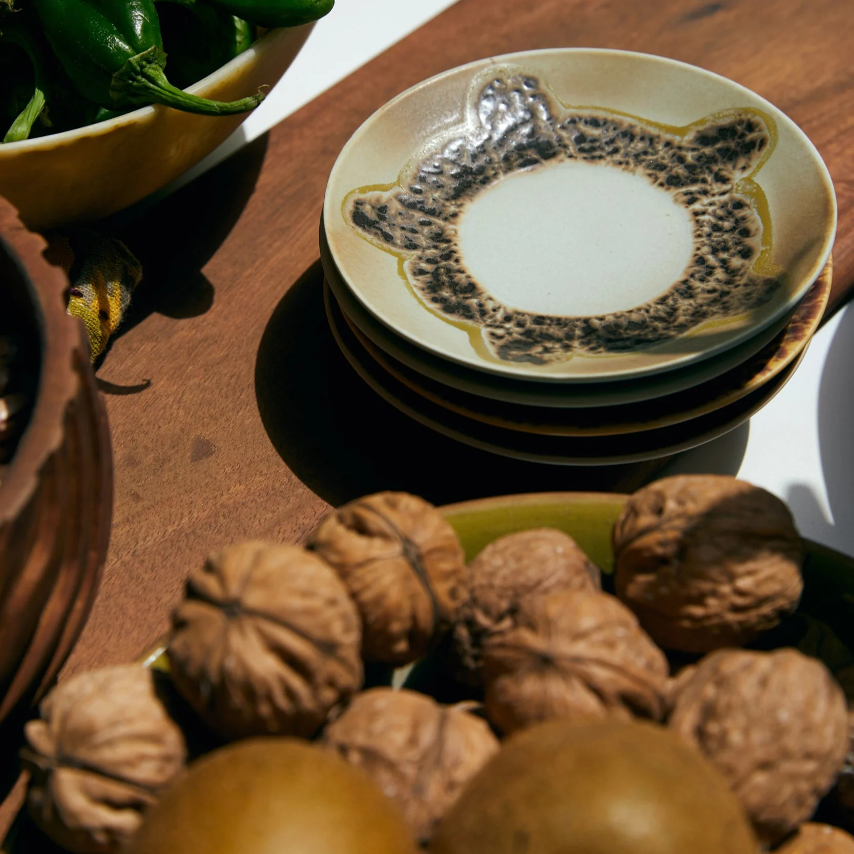 70s Ceramics: Saucers (Set of 4) Ocean - Image 11