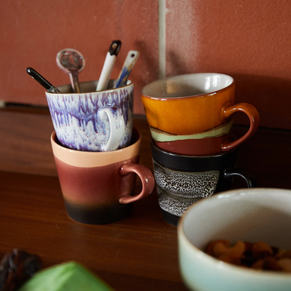 70s Ceramics Spoons M, Force (set of 4) - Image 3