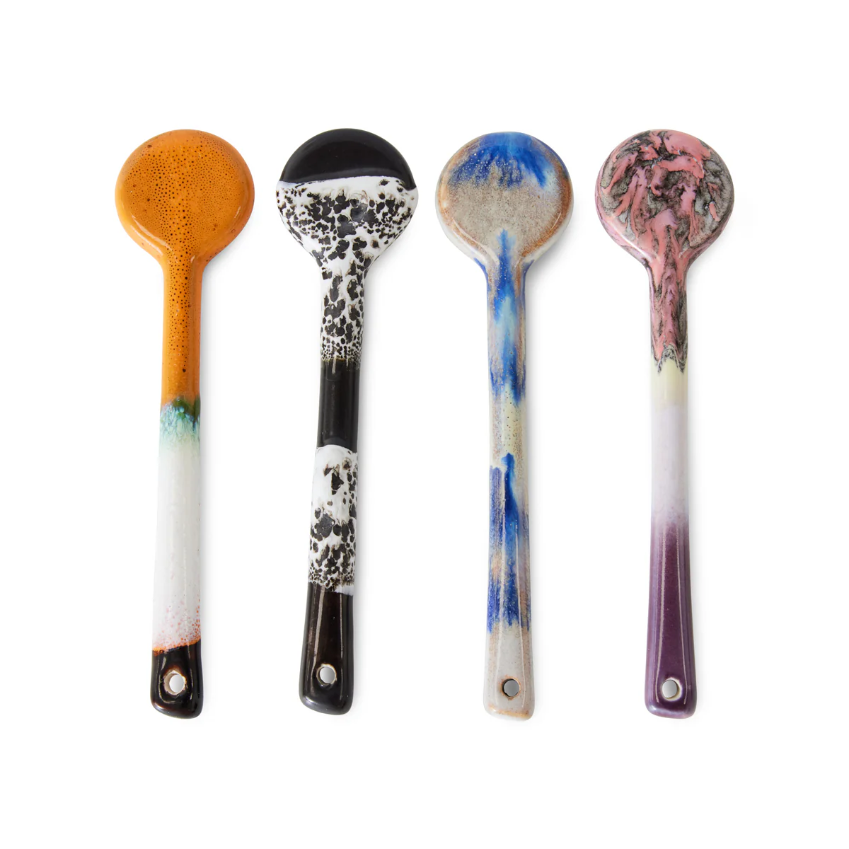 70s Ceramics Spoons M, Force (set of 4) - Image 4