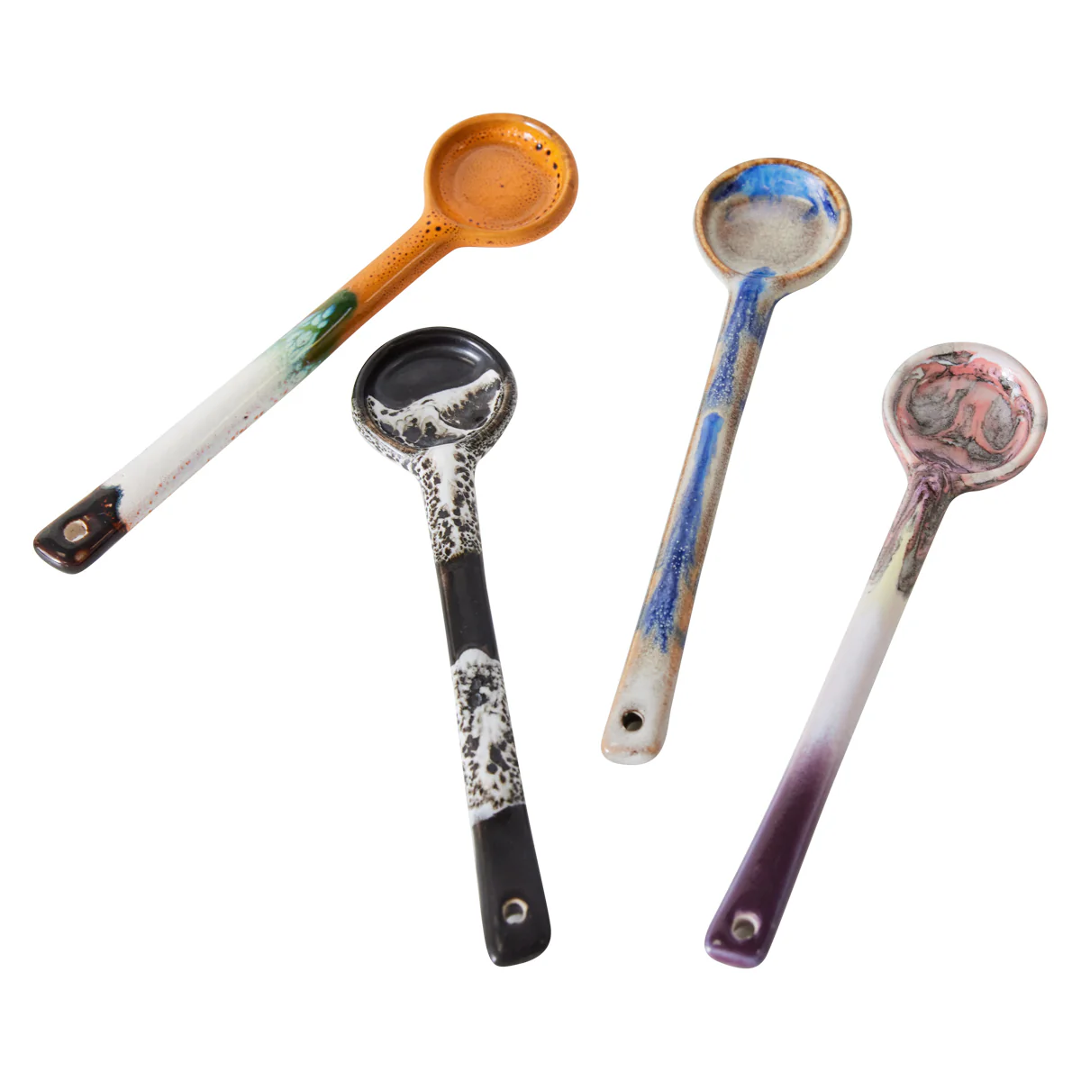 70s Ceramics Spoons M, Force (set of 4) - Image 6
