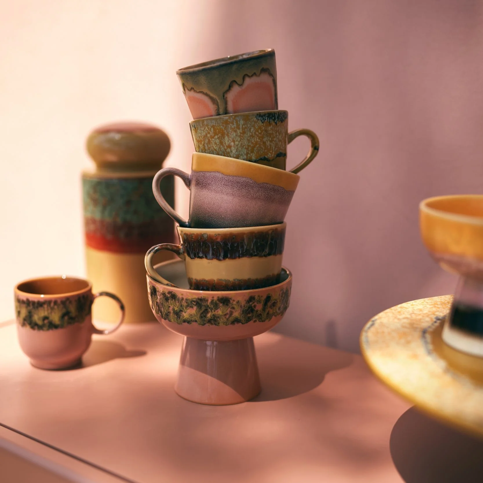 70s ceramics: Americano Mug Sunbeam - Image 4