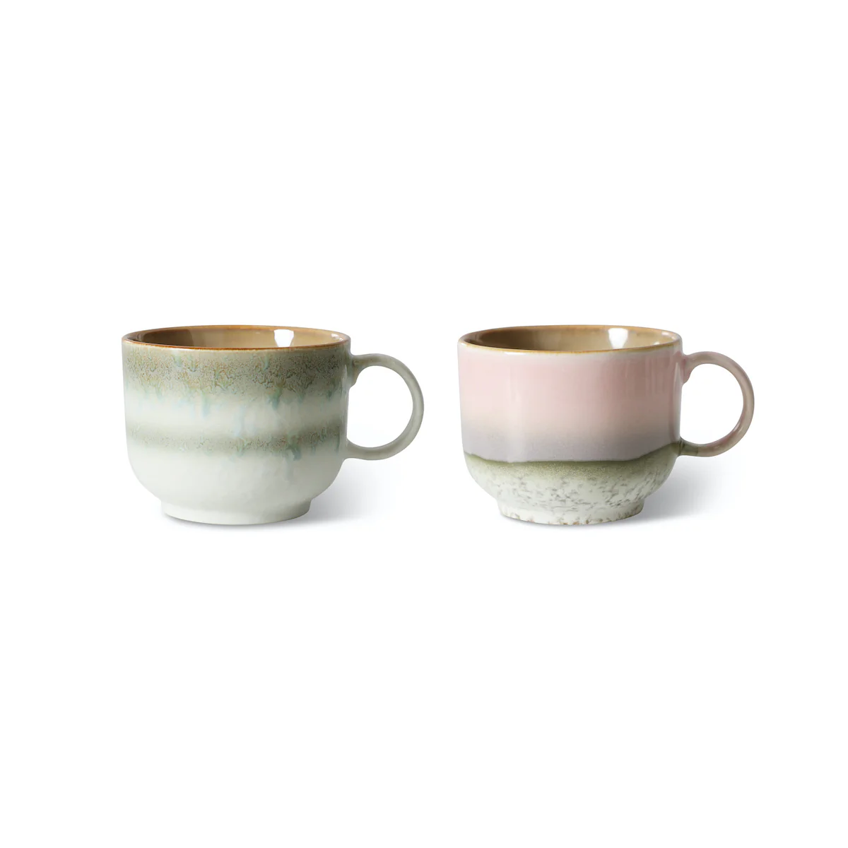 70s Ceramics: Tea Cups Nova, Set of 2 - Image 4