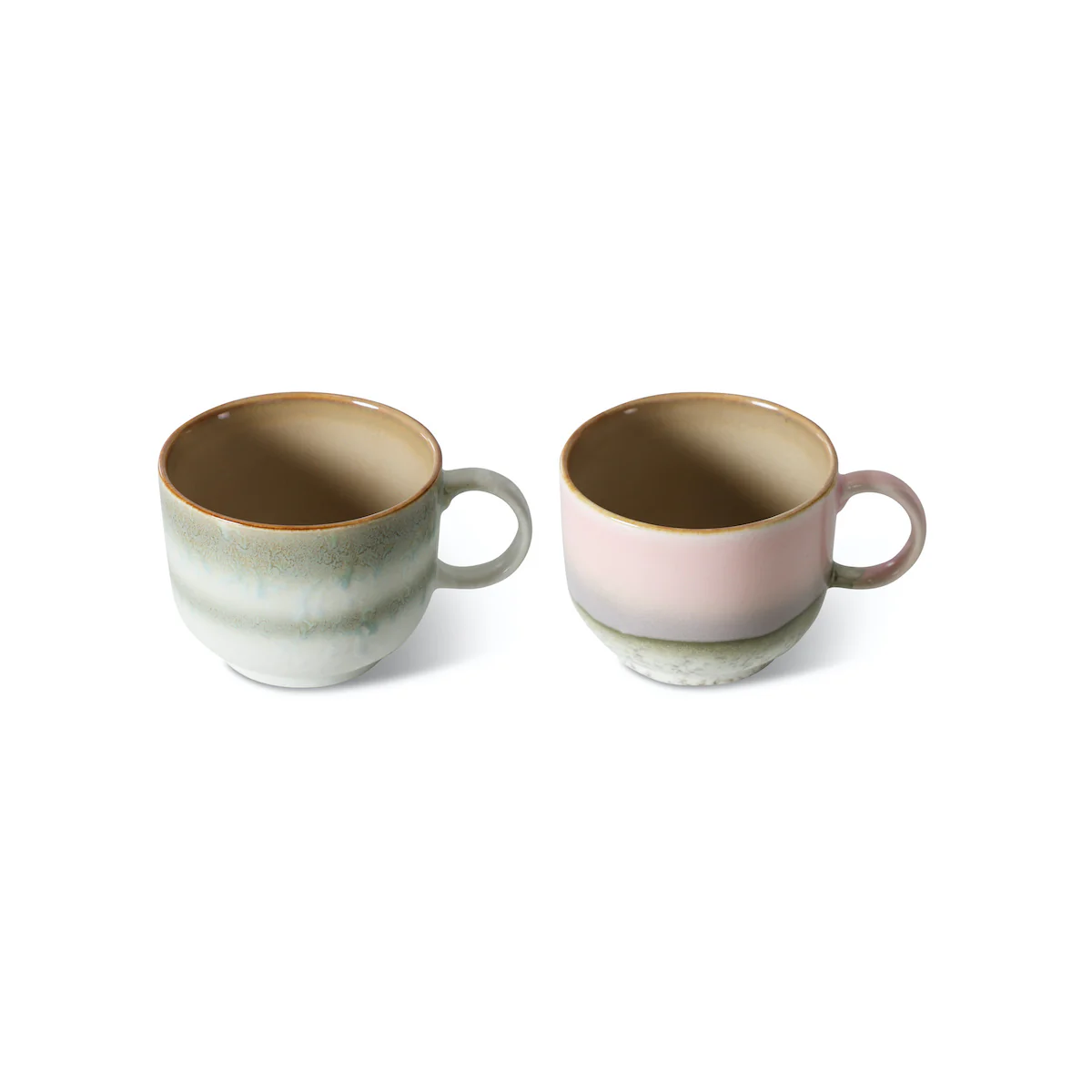 70s Ceramics: Tea Cups Nova, Set of 2 - Image 5