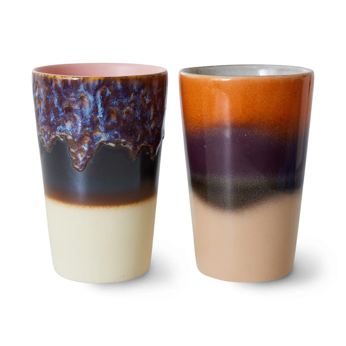 70s Ceramics: Tea Mug: Dusk (set of two)