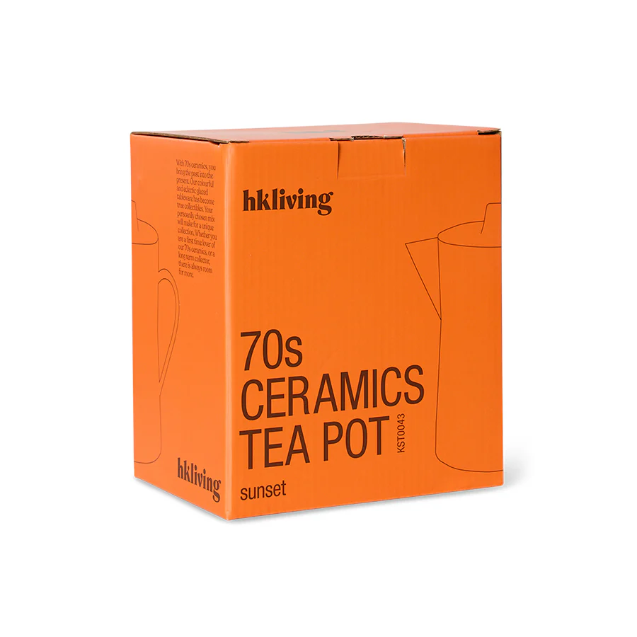 Pre-order 70s Ceramics: Tea Pot Sunset - Image 6
