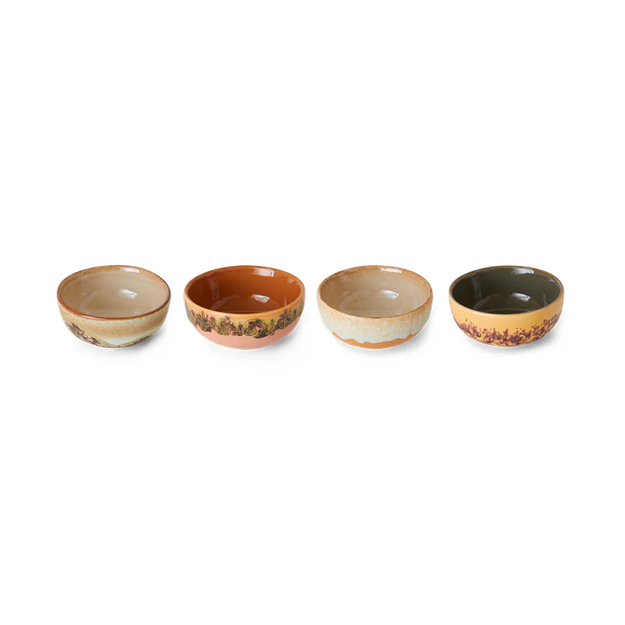 70s Ceramics XS Bowls - Marine Set of 4 - Image 5