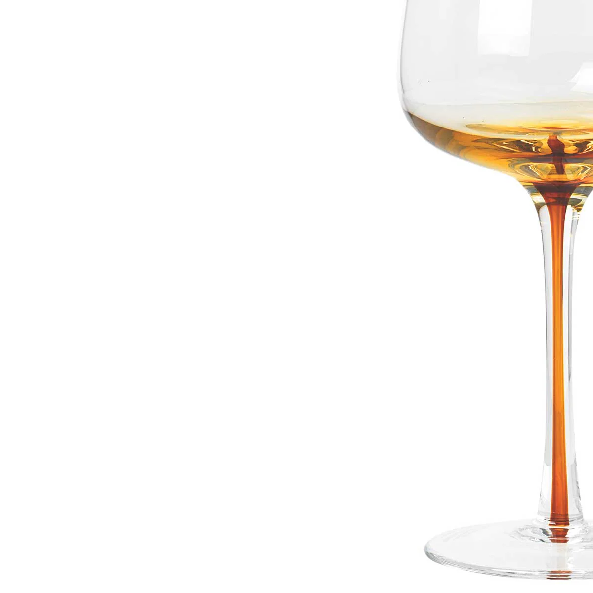 Amber White Wine Glass - Image 3