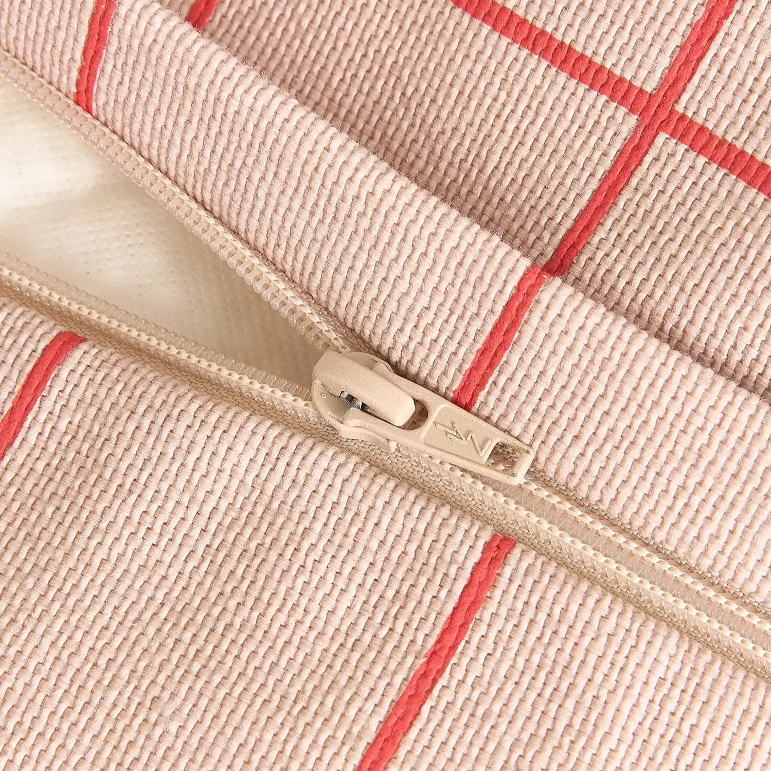 Armchair Beanbag -Kids Vibes -  Pink and Red Grid - Image 4