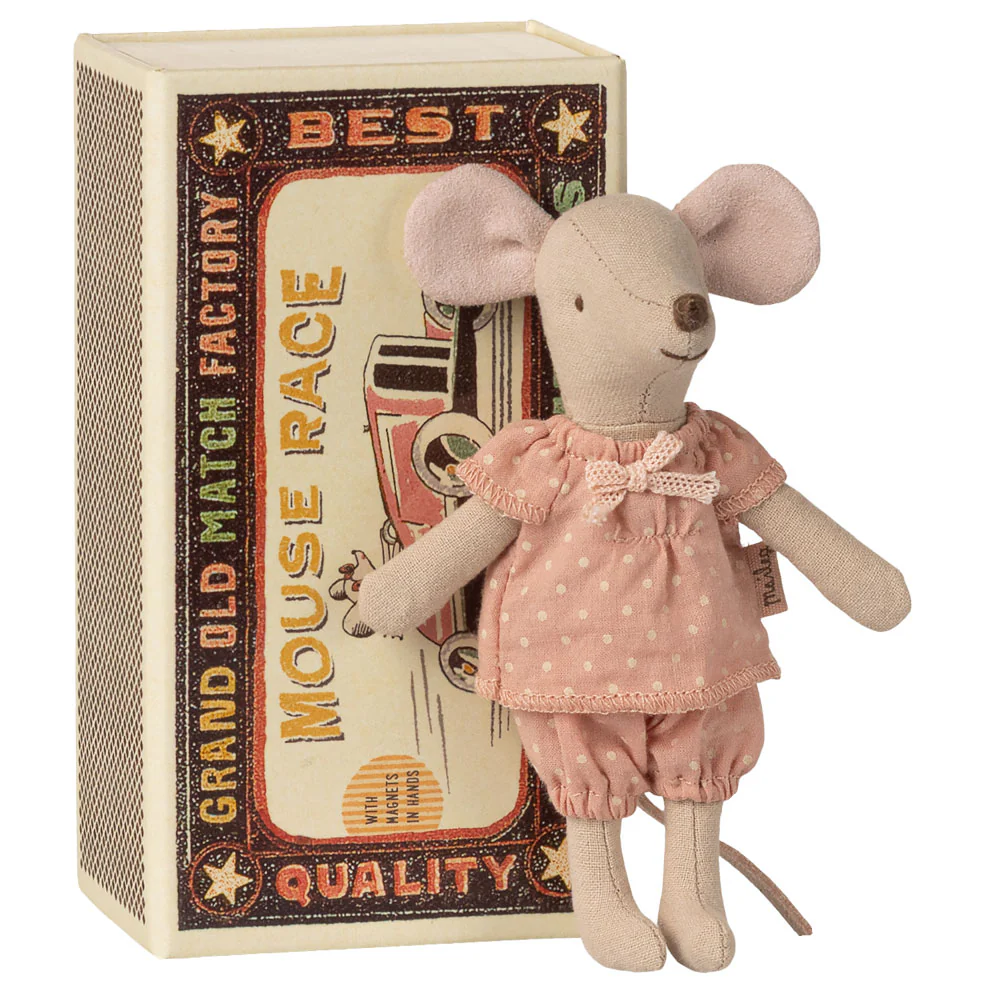 Big Sister Mouse in Matchbox Magnetic Hands - Image 4