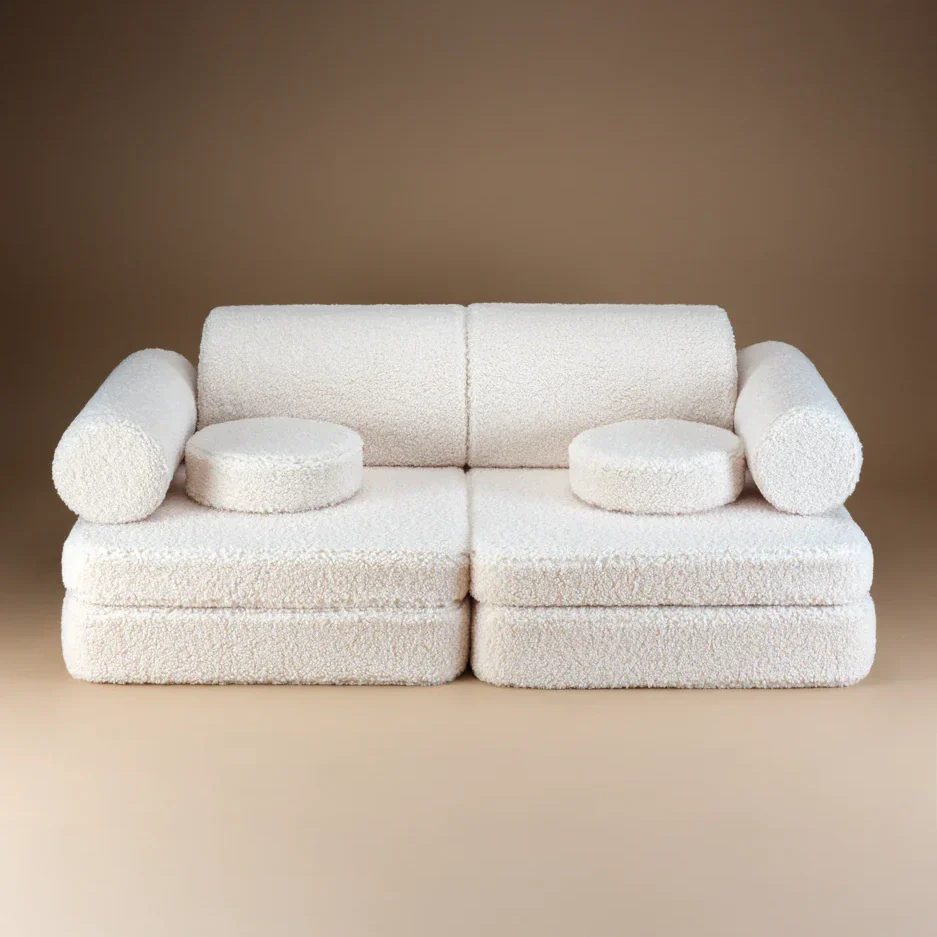Cream White Settee - Image 3