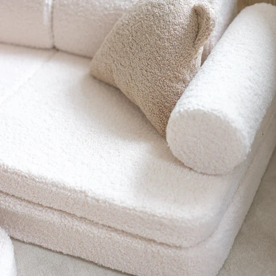 Cream White Settee - Image 4
