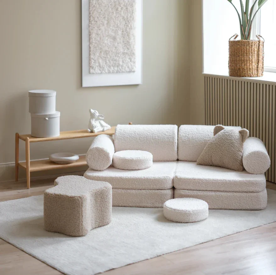 Cream White Settee - Image 5