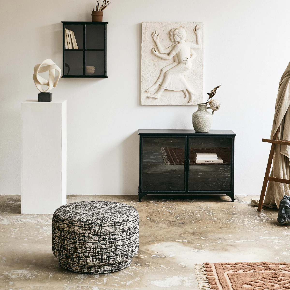 Black Iron & Glass Sideboard - Image 3