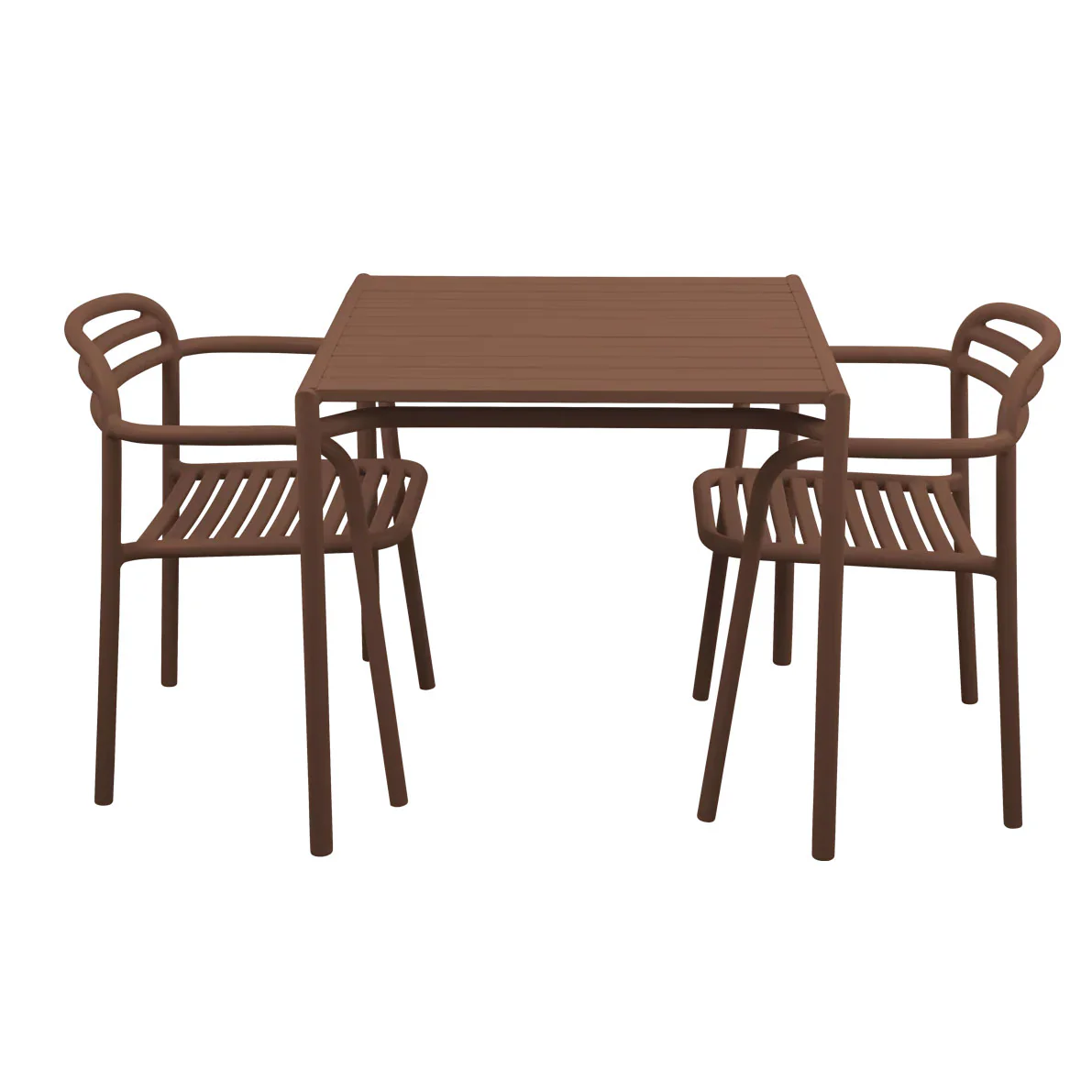 Bliss Dining Table Inc 2 Armchairs - Image 5