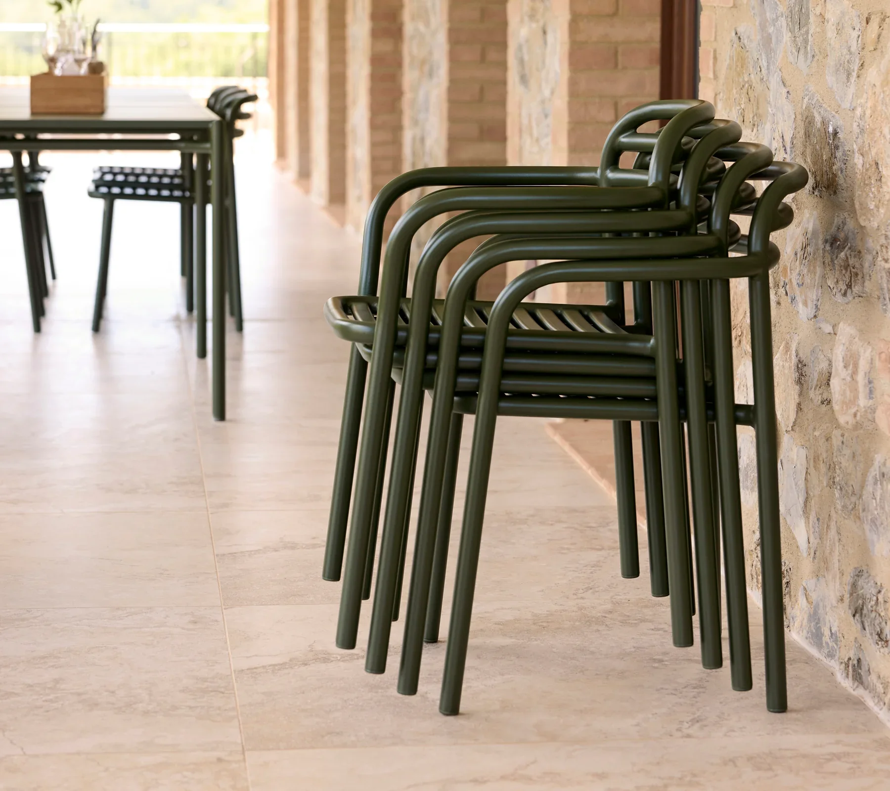 Bliss Dining Table Inc 2 Armchairs - Image 8