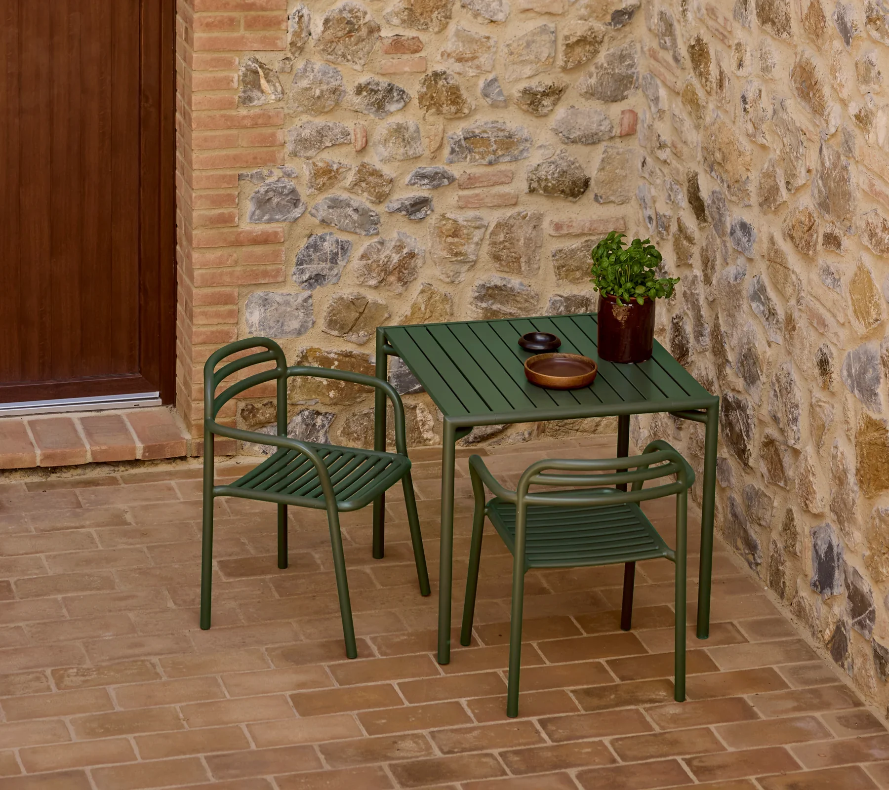 Bliss Dining Table Inc 2 Armchairs - Image 9