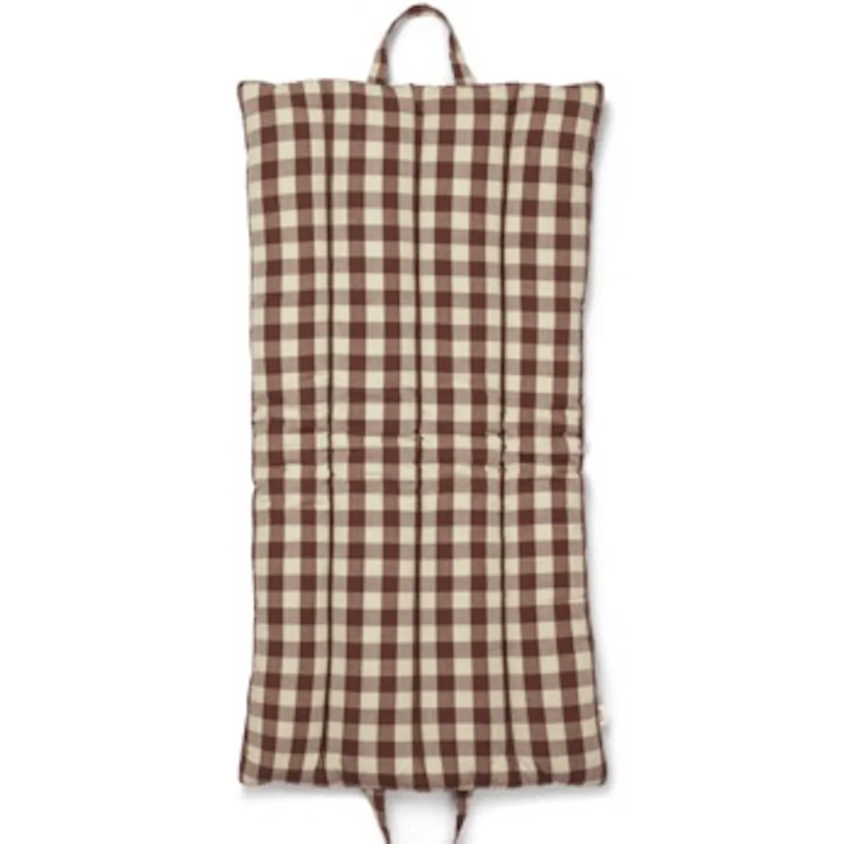 Bothy Check Folding Mat - Cinnamon/Green - Image 4