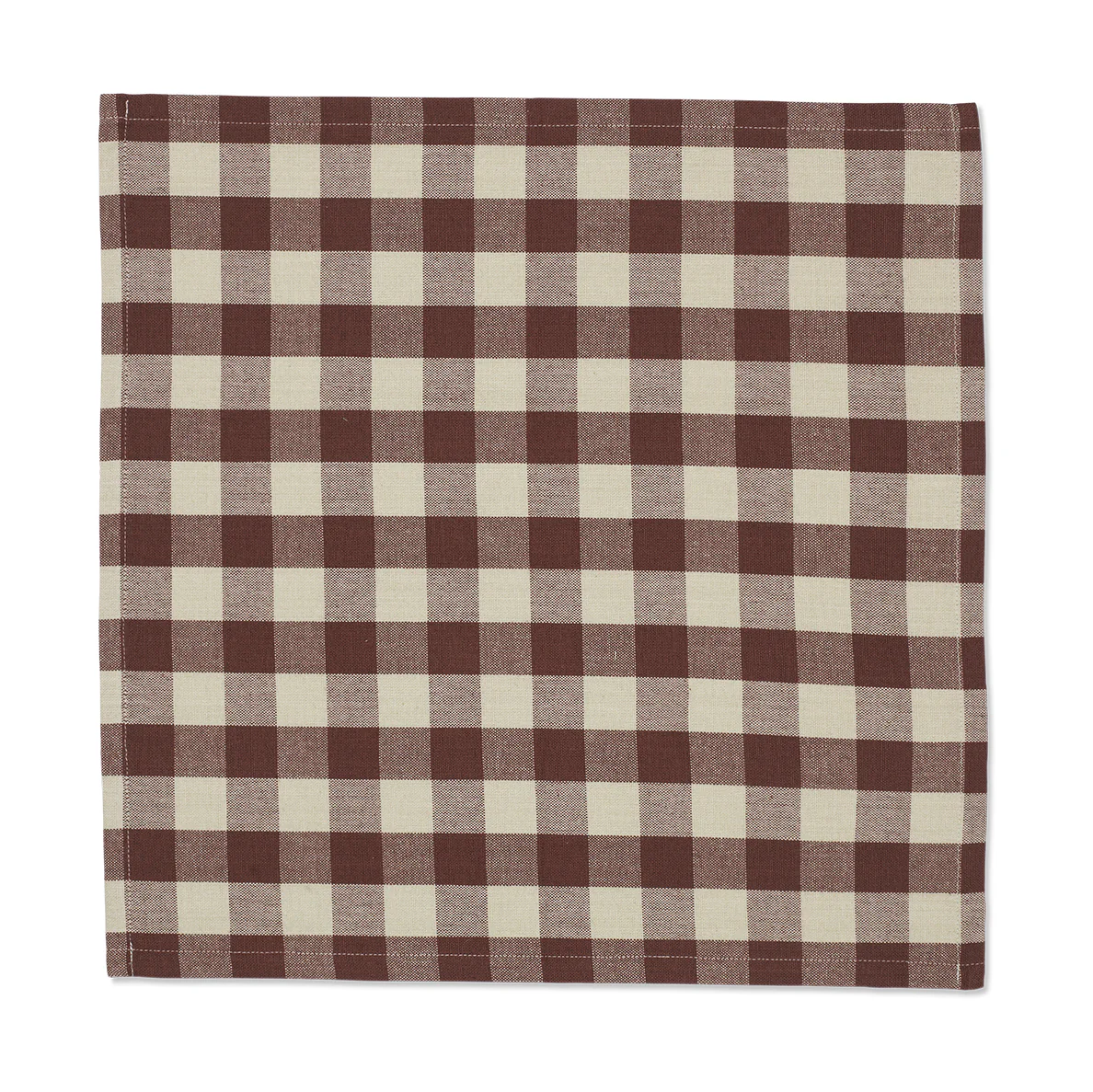 Bothy Check Napkins - Set of 4 - Cinnamon/Grey - Image 5