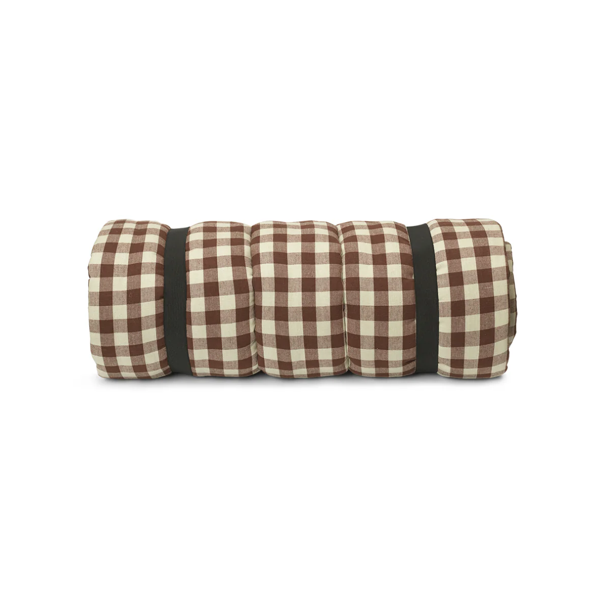 Bothy Check Quilted Mattress - Cinnamon/Green - Image 3