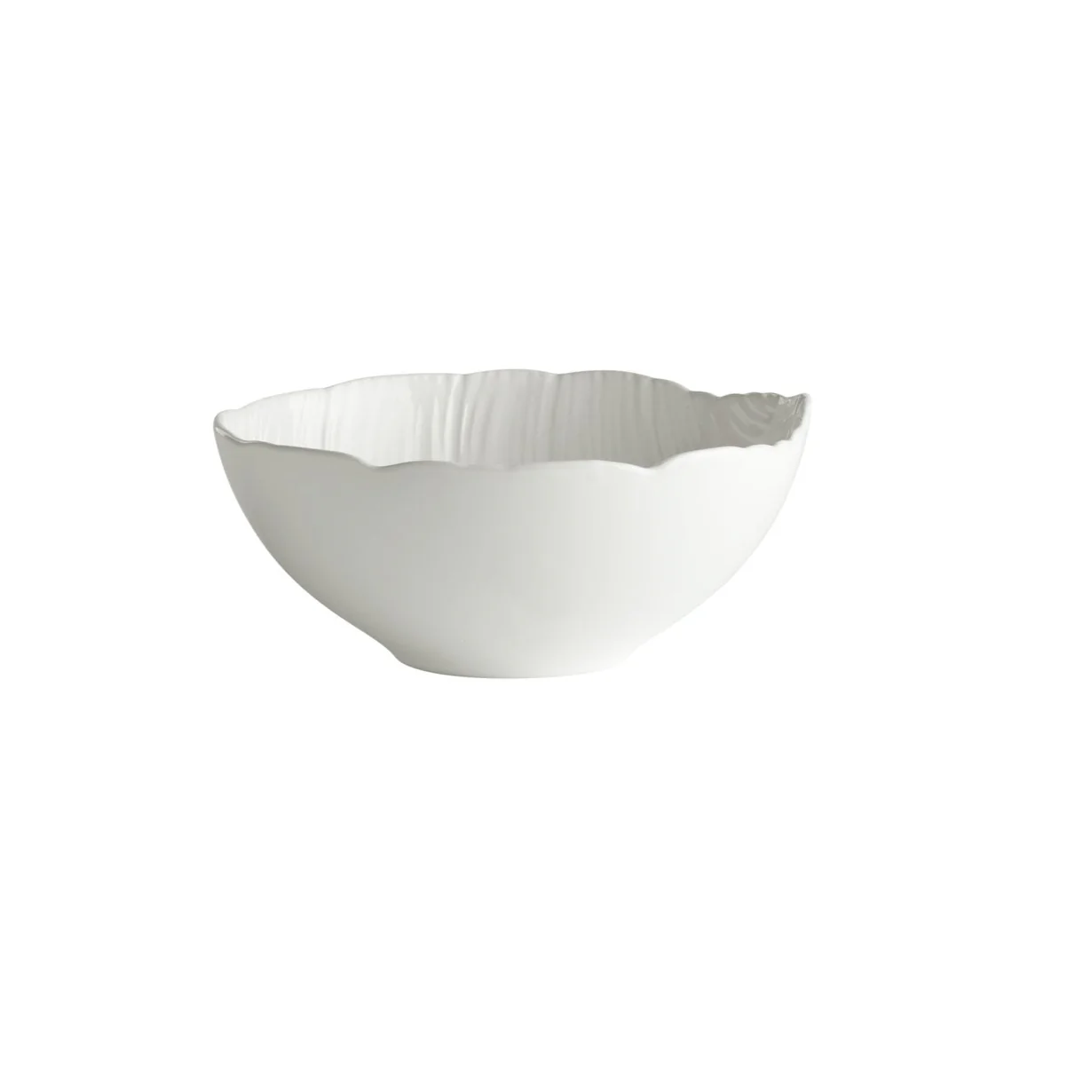 Bowl Leaf Glazed Earthenware