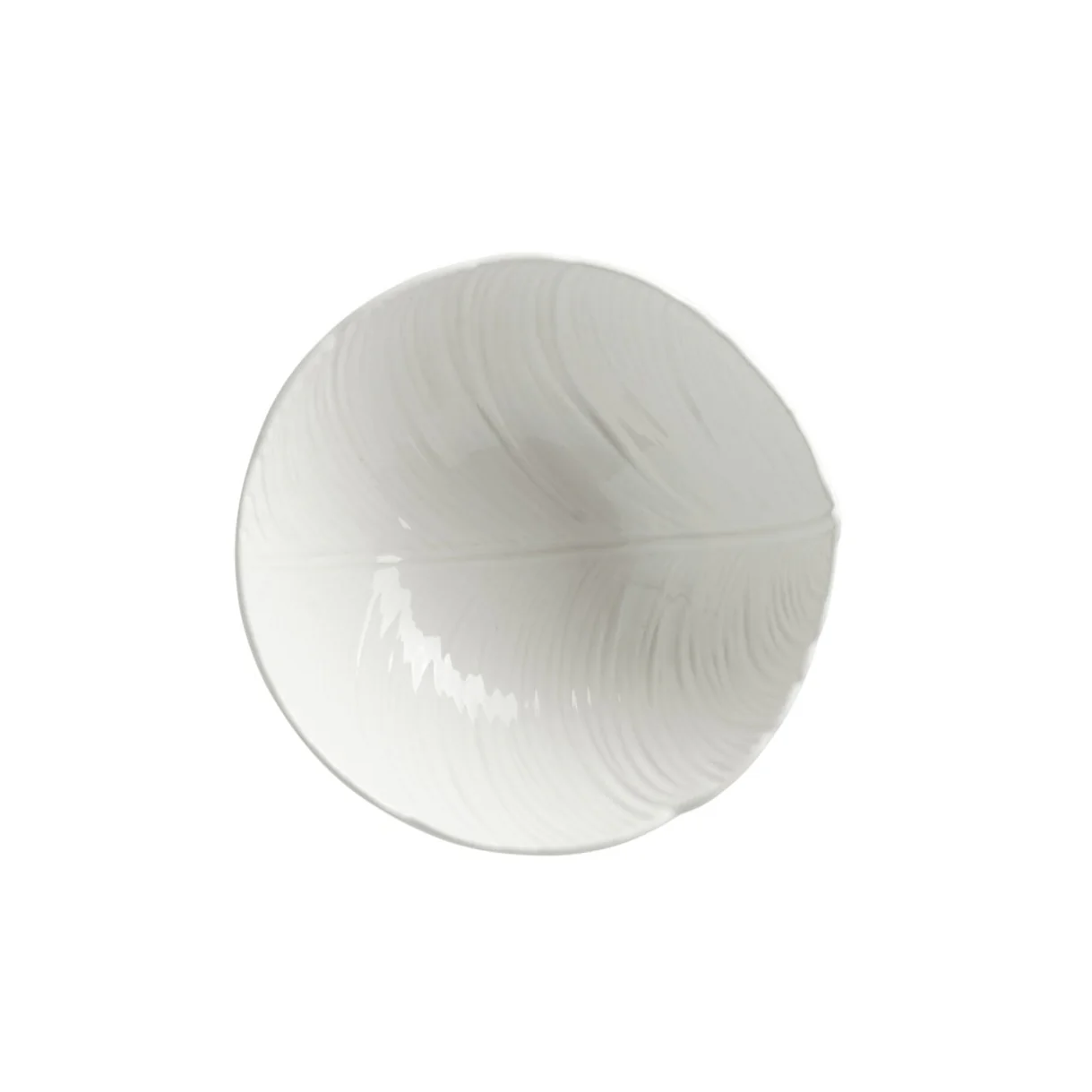 Bowl Leaf Glazed Earthenware - Image 2