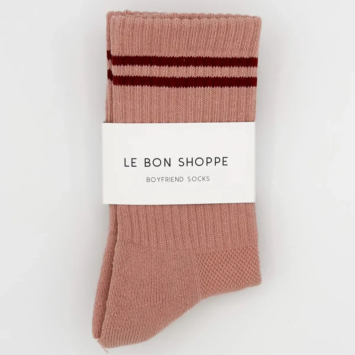 Boyfriend Socks: Vintage Pink - Image 3