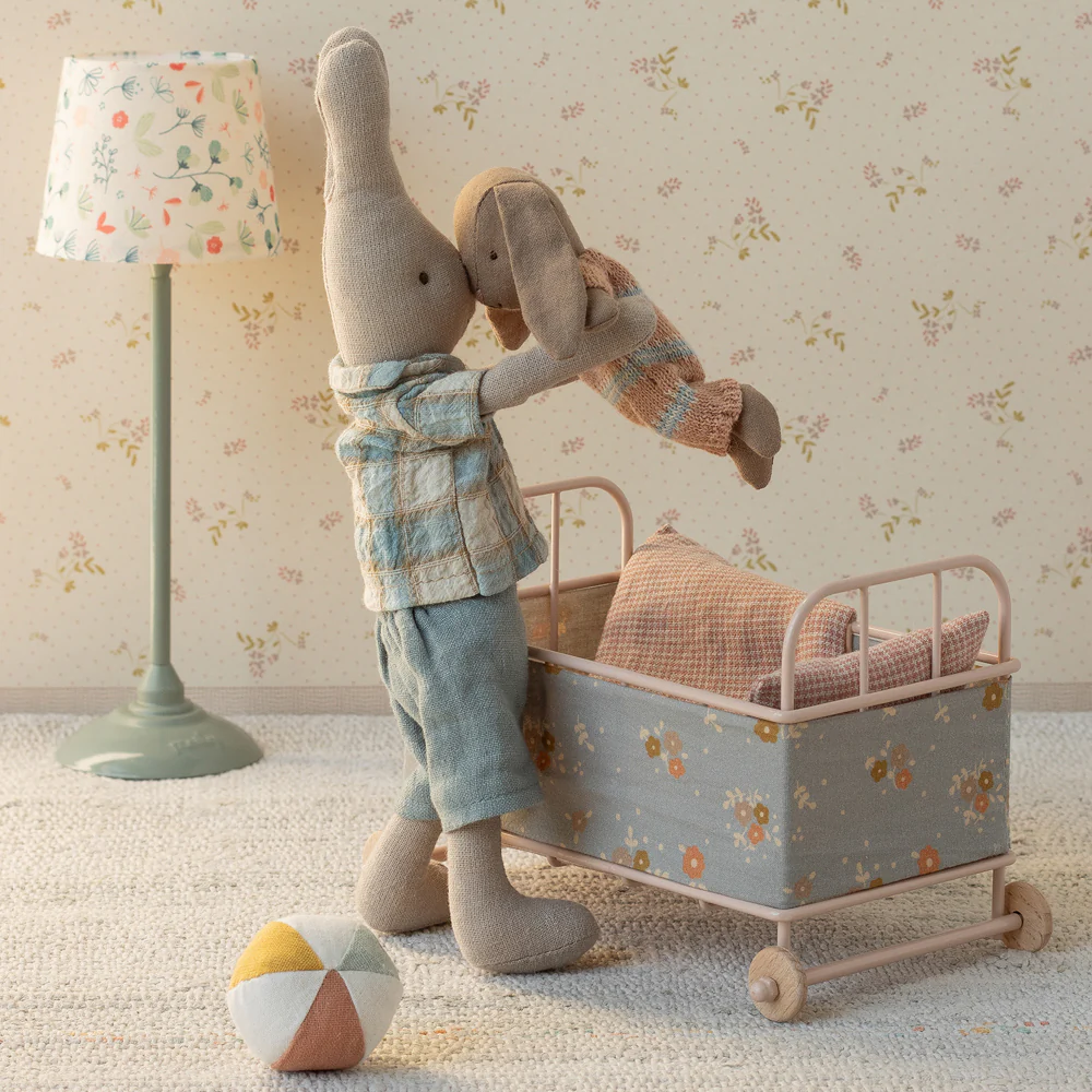 Bunny, Micro - Brown - Dusty Rose Knitted Suit - Image 2