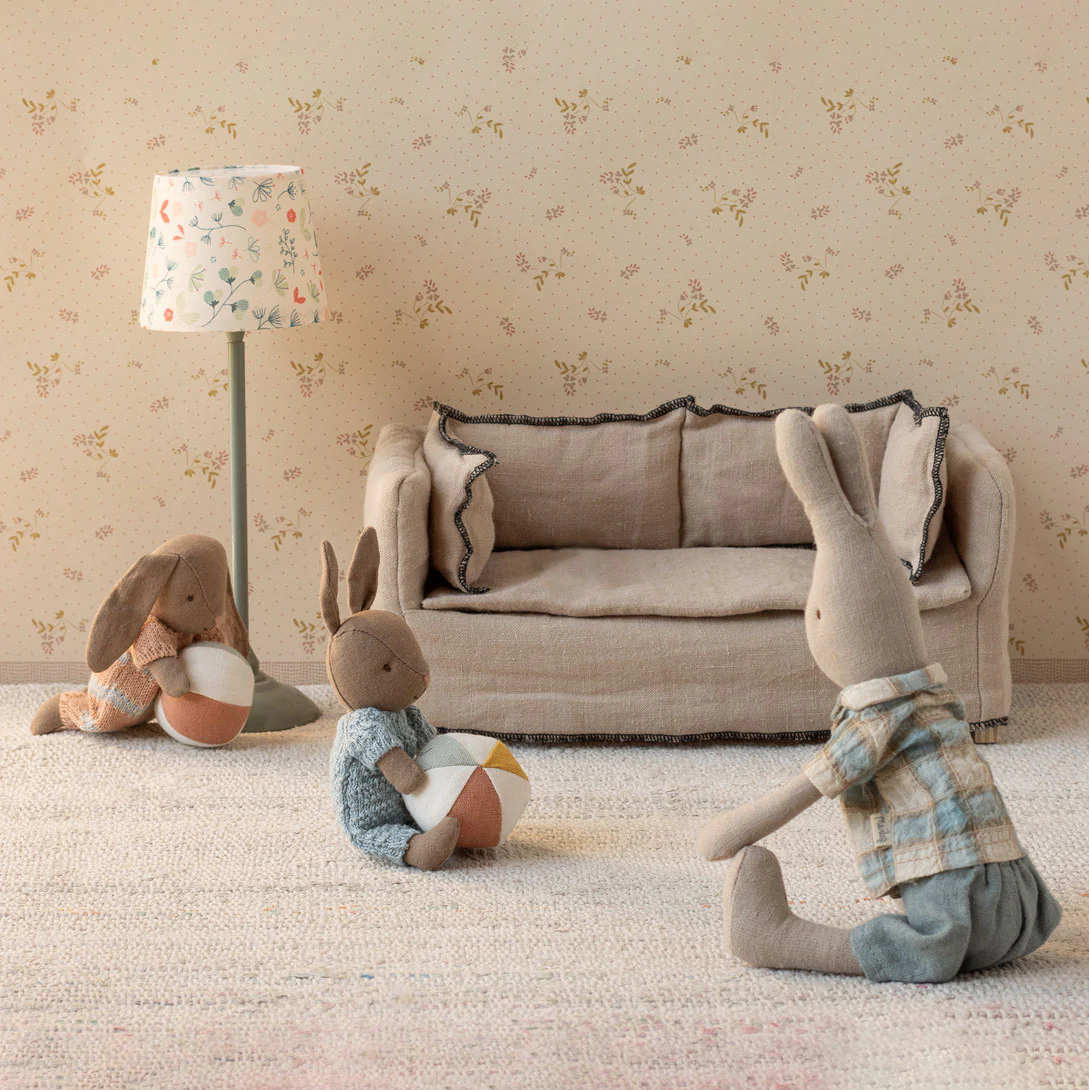 Bunny set, Micro - Brown - Dusty rose - Image 2